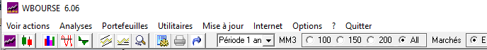Wbourse : Logiciel de bourse, Analyse technique, Gestion de portefeuille boursier